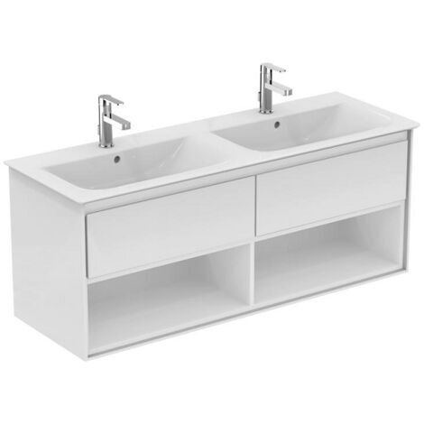 Ideal Standard Connect Air Meuble sous-lavabo double,