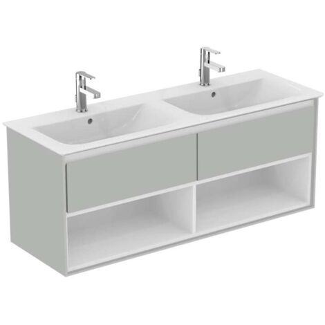 Ideal Standard Connect Air Meuble sous-lavabo double,