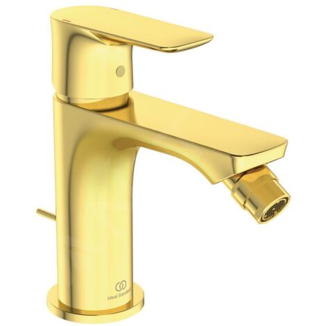 Ideal Standard Connect Air - Mitigeur de bidet avec vidage, Brushed Gold A7030A2