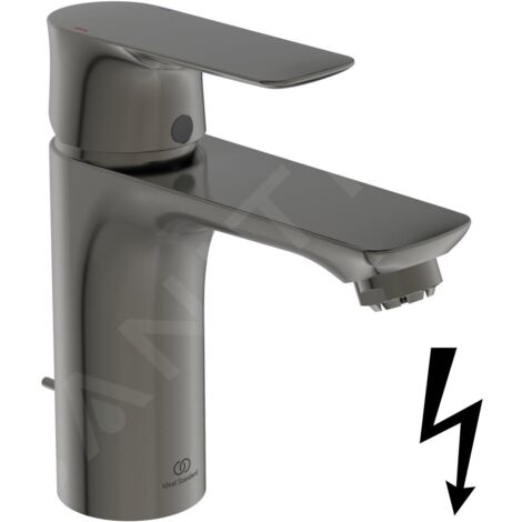 Ideal Standard Connect Air - Mitigeur de lavabo avec vidage, Magnetic Grey A7022A5