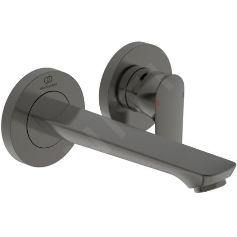 Ideal Standard Connect Air - Mitigeur de lavabo encastré, 2 trous, Magnetic Grey A7029A5