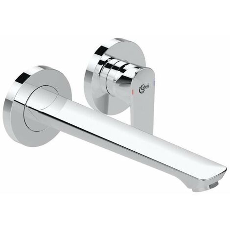 Ideal Standard Connect Air - Mitigeur de lavabo encastré, bec 23 cm, installation deux trous, chrome A7009AA
