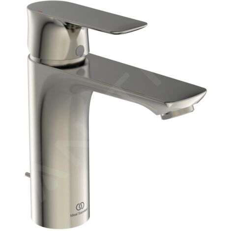 Ideal Standard Connect Air - Mitigeur de lavabo Grande avec vidage, Silver Storm A7053GN