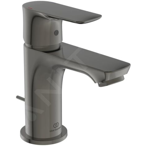 Ideal Standard Connect Air - Mitigeur de lavabo Piccolo Slim avec vidage, Magnetic Grey A7014A5