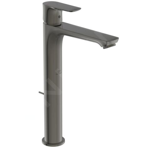 Ideal Standard Connect Air - Mitigeur de lavabo Slim avec vidage, BlueStart, Magnetic Grey A7026A5