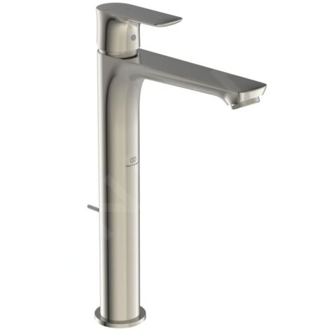 Ideal Standard Connect Air - Mitigeur de lavabo Slim avec vidage, BlueStart, Silver Storm A7026GN