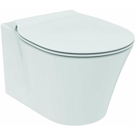 Ideal Standard Connect Air - Wandklosett mit WC-Sitz SoftClose, AquaBlade, weiß E008701