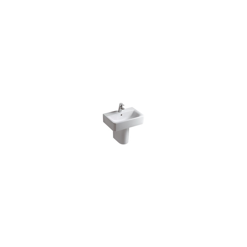 

Connect Cube Lavabo compacto 550mm E7140, 1 agujero para grifo, color: Blanco - E714001 - Ideal Standard