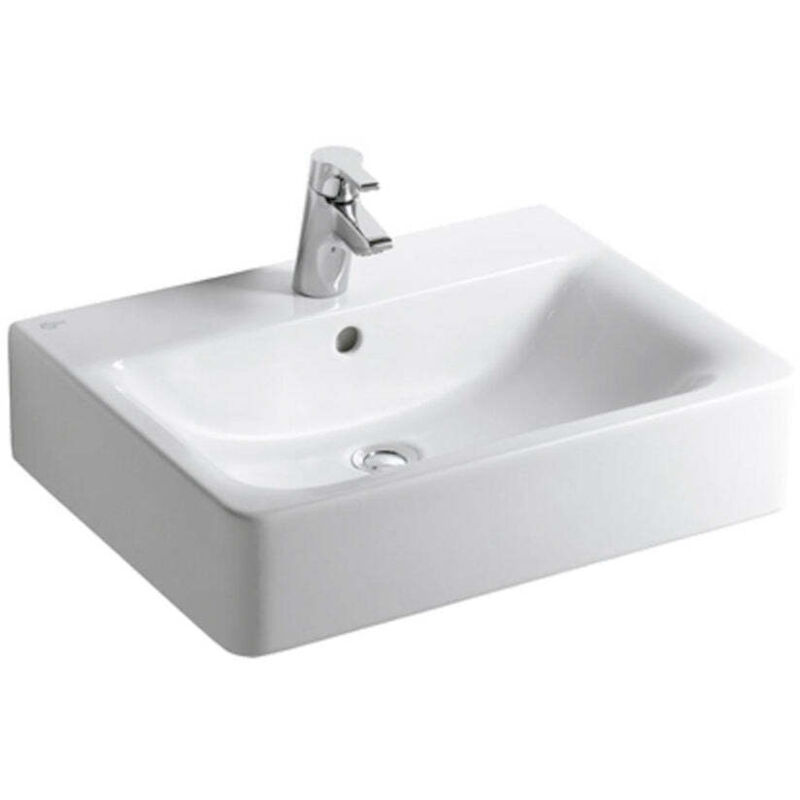 

Connect Lavabo Cúbico Blanco - Medida: 50 CMS - Ideal Standard