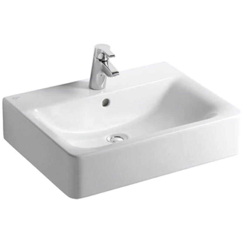 

Connect Lavabo Cúbico Blanco - Medida: 65 CMS - Ideal Standard