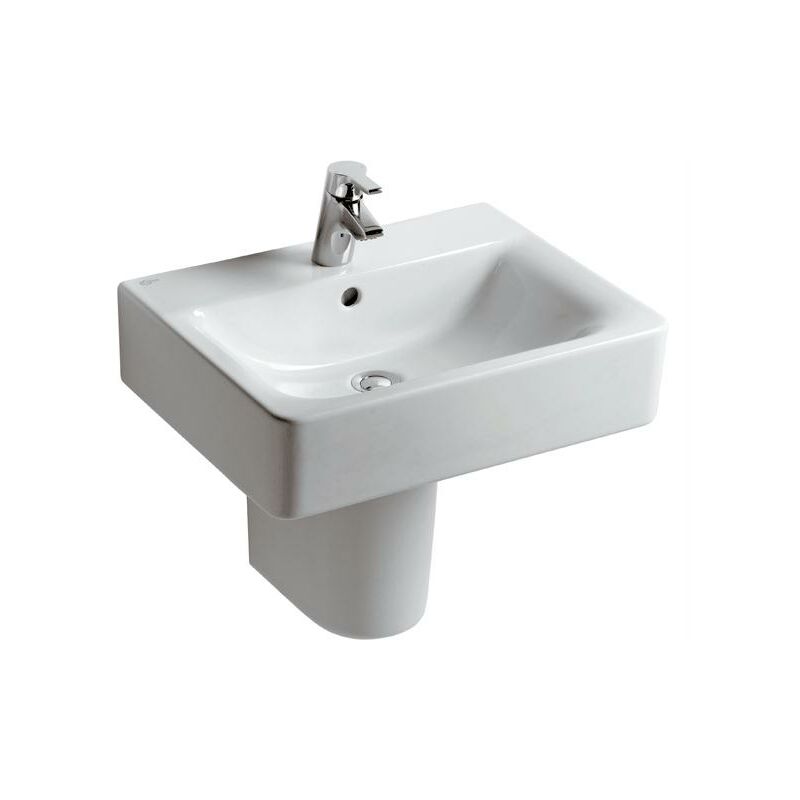 

Connect Cube Lavabo de 700mm E7736, 1 agujero para grifo, color: Blanco - E773601 - Ideal Standard