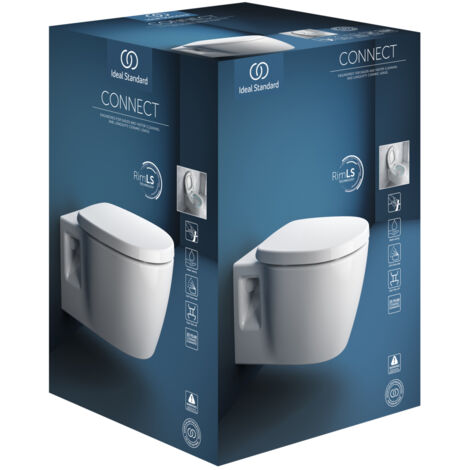 Ideal Standard Connect ensemble de toilettes, sans bord de