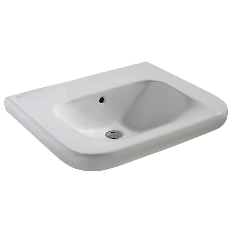 

Connect Freedom Lavabo de 600 mm, sin agujero para grifo, S2404, color: Blanco - S240401 - Ideal Standard