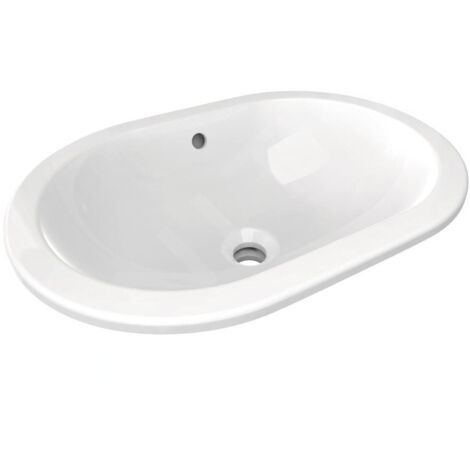 Ideal Standard Connect - Lavabo à encaster par dessous 55x18x38 cm, blanc E504801