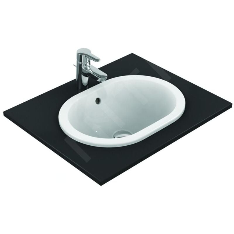 Connect - Lavabo encastré, 480x350 mm, avec déversoir, blanc E504501 - Ideal Standard