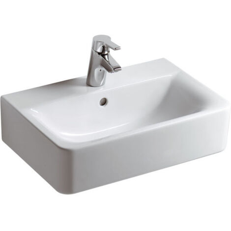 Ideal Standard Connect Waschtisch, 1 Hahnloch, mit Überlauf,