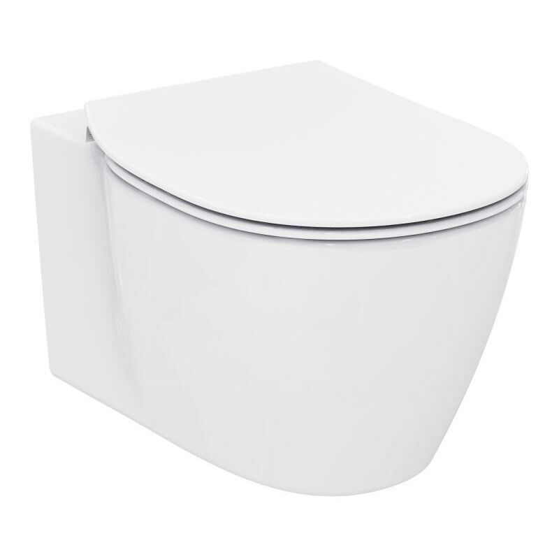 

Connect WC de pared, fijación invisible E7718, color: Blanco - E771801 - Ideal Standard