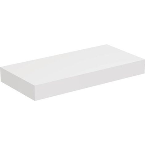 Ideal Standard Console Adapto , sans découpe, pour combinaison avec lavabos ou bols, 1050mm, Coloris: Laque brillante blanche - U8408WG