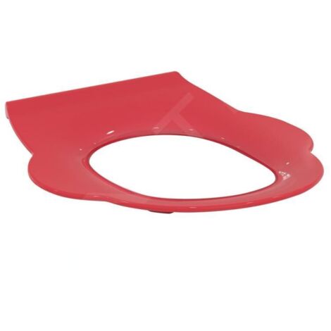 Ideal Standard Contour 21 - Abattant WC enfant sans couvercle, rouge S4542GQ