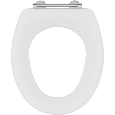 Ideal Standard Contour 21 WC-Sitzring mit Stangenscharnier, Weiß,