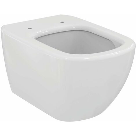 Ideal Standard – Cuvette suspendue AquaBlade T007901 – Porcelaine sanitaire vitrifiée – Rinçage sans bride – Fixation dissimulée – 4,5 l de chasse d'eau