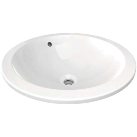 IDEAL STANDARD E505401 CONNECT Lavabo Bajo Encastre 48 Redondo Blanco - ref: E505401