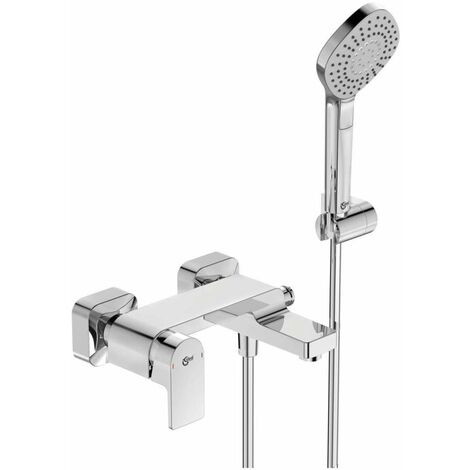 Ideal Standard Edge - Mitigeur de baignoire mural avec douchette, chrome A7122AA