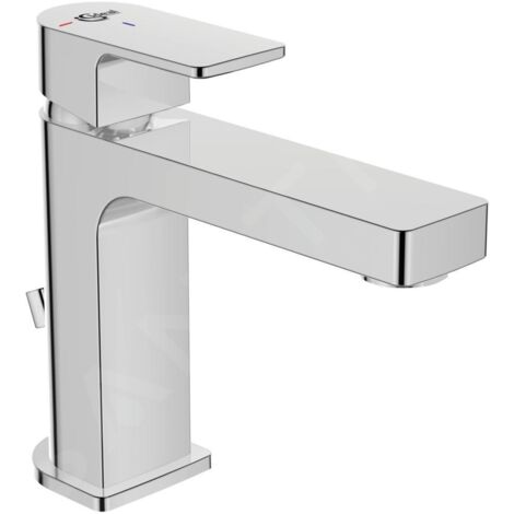 Ideal Standard Edge - Mitigeur de lavabo Slim avec bonde, BlueStart, chrome A7102AA