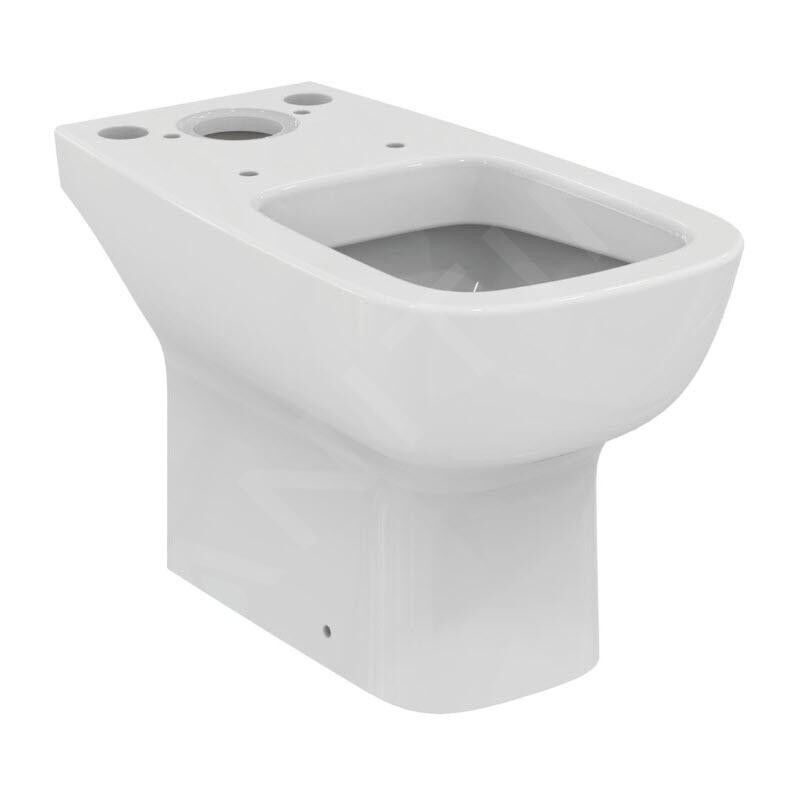 Esedra - wc à poser, sortie par le bas/par arrière, blanc T283401 - Ideal Standard
