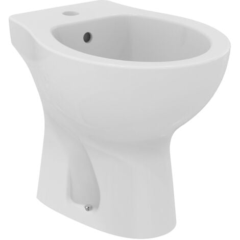 Ideal Standard - Eurovit, Bidet a terra staccato per installazione a terra, E877401, Bianco