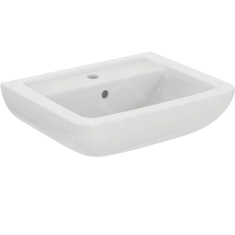 Ideal Standard Eurovit - Lavabo 550x440x185 mm, un trou pour mitigeur, blanc K284701
