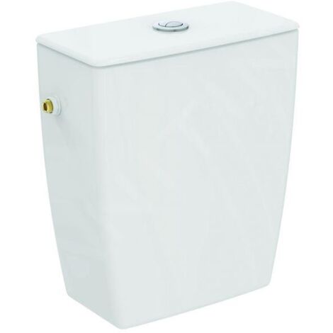 Ideal Standard Eurovit - Réservoir de chasse d’eau, remplissage latéral, blanc alpin W327901