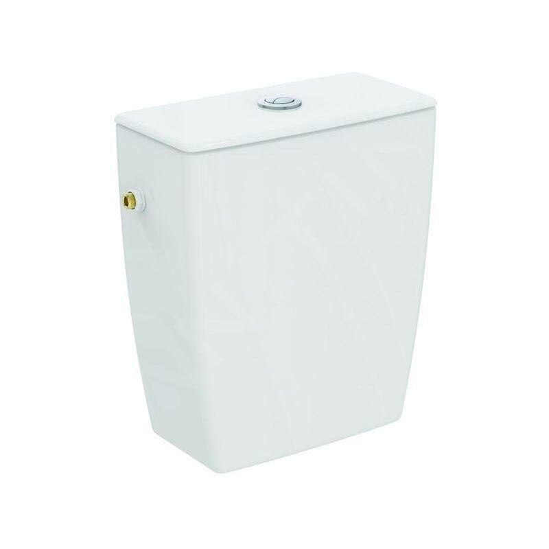 Ideal Standard - Eurovit - Réservoir de chasse d'eau, remplissage latéral, blanc alpin W327901