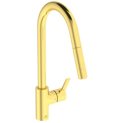 IDEAL STANDARD grifo de cocina Gusto ducha extraíble oro