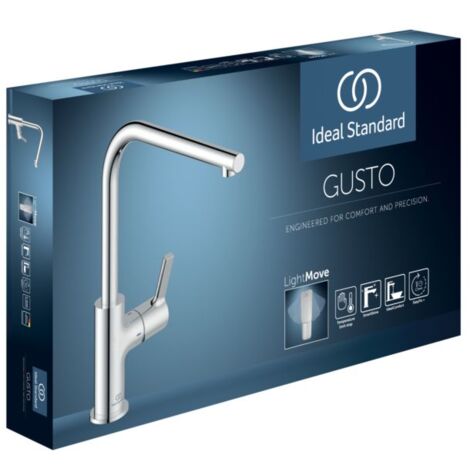 Ideal Standard Gusto Küchenarmatur BD418AA chrom, mit Rohrauslauf