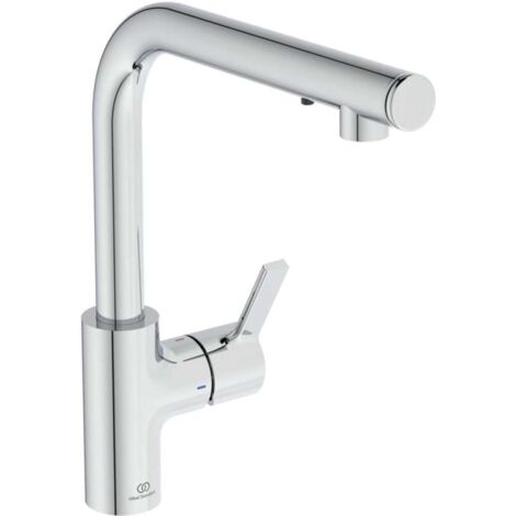 Ideal Standard Gusto - Mitigeur d'évier avec distributeur de savon, chrome A7817AA