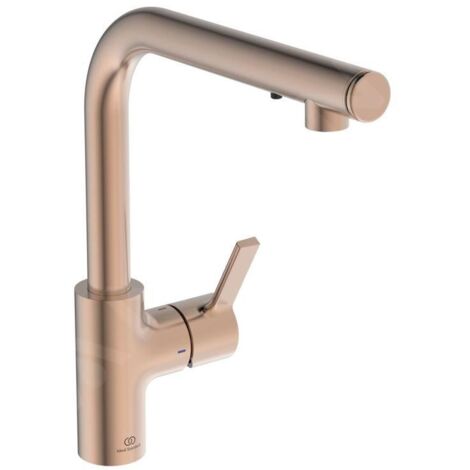 Ideal Standard Gusto - Mitigeur d'évier avec distributeur de savon, Sunset Rose A7817J4