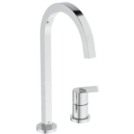 Ideal Standard Gusto - Mitigeur d'évier, installation à 2 trous, chrome BD423AA
