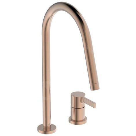 Ideal Standard Gusto - Mitigeur d’évier, installation à 2 trous, Sunset Rose BD422J4