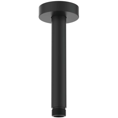 Ideal Standard Idealrain - Braccio doccia a soffitto 15 cm, nero B9446XG