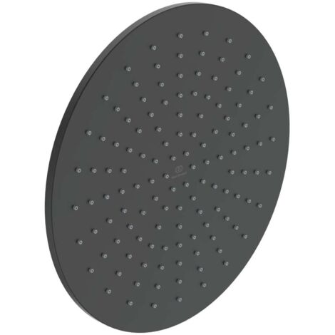 Ideal Standard Idealrain - Brausekopf, Durchschnitt 30 cm, schwarz A5803XG