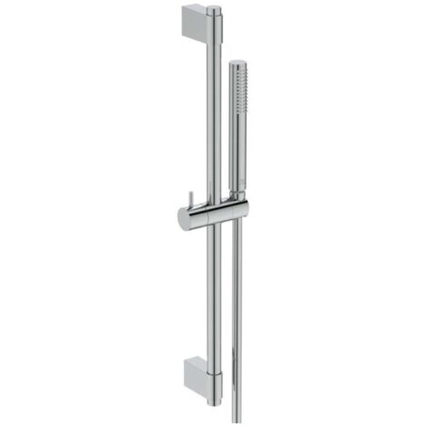 Ideal Standard Idealrain - Conjunto de alcachofa de ducha, barra y manguera, cromo A7616AA