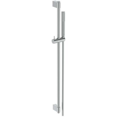 Ideal Standard Idealrain - Conjunto de alcachofa de ducha, barra y manguera, cromo A7617AA