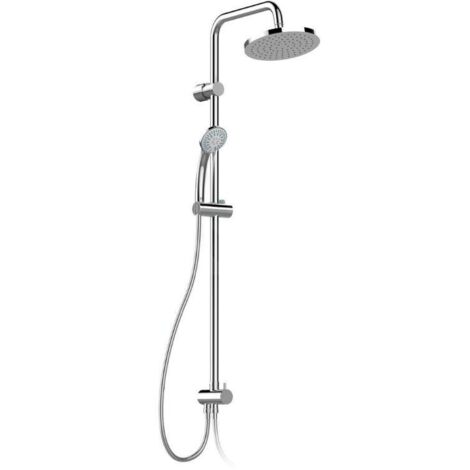 Ideal Standard Idealrain - Ensemble de douche avec inverseur, diamètre 200 mm, 3 jets, chrome A6281AA