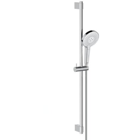 Ideal Standard Idealrain Evo Jet - Set de douche Circle, barre 900 mm avec douchette, 3 jets, chrome B1763AA