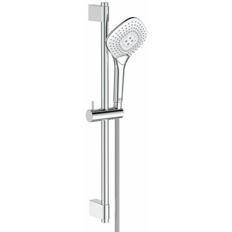 Saliscendi Doccia Ideal Standard.Ideal Standard Idealrain Evo Jet Set Doccia Diamond Asta Saliscendi 600 Mm Con Doccetta A Mano