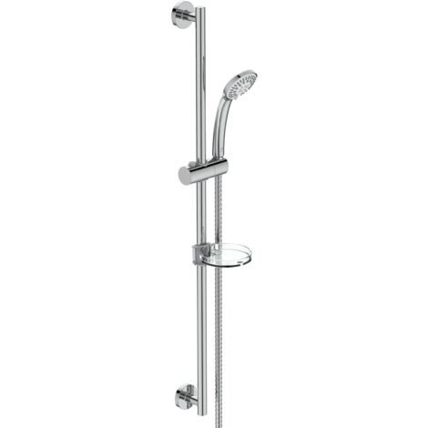 Ideal Standard - Idealrain, Kit asta doccia, Saliscendi con accessori, Cromato