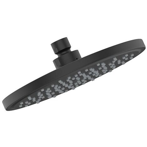 Ideal Standard Idealrain - Kopfbrause, Durchschnitt 20 cm, schwarz BD140XG
