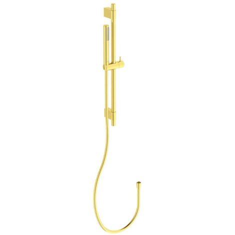 Ideal Standard Idealrain - Set de pommeau de douche, barre et flexible, or brossé A7616A2