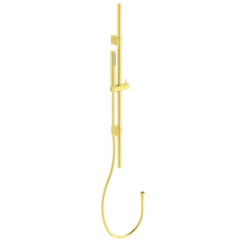 Ideal Standard Idealrain - Set de pommeau de douche, barre et flexible, or brossé A7617A2